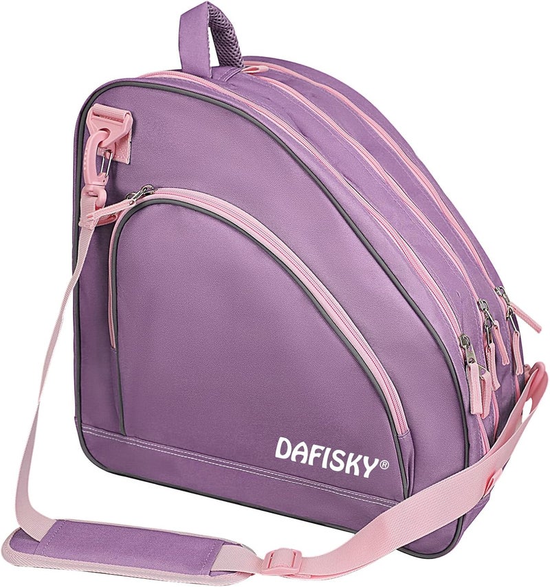 DAFISKY Roller Skate Bag - Ice Skate Bag Fits Inline Skates Quad Skates Rollerblades Figure Skates for Women Men Youth - Image 1